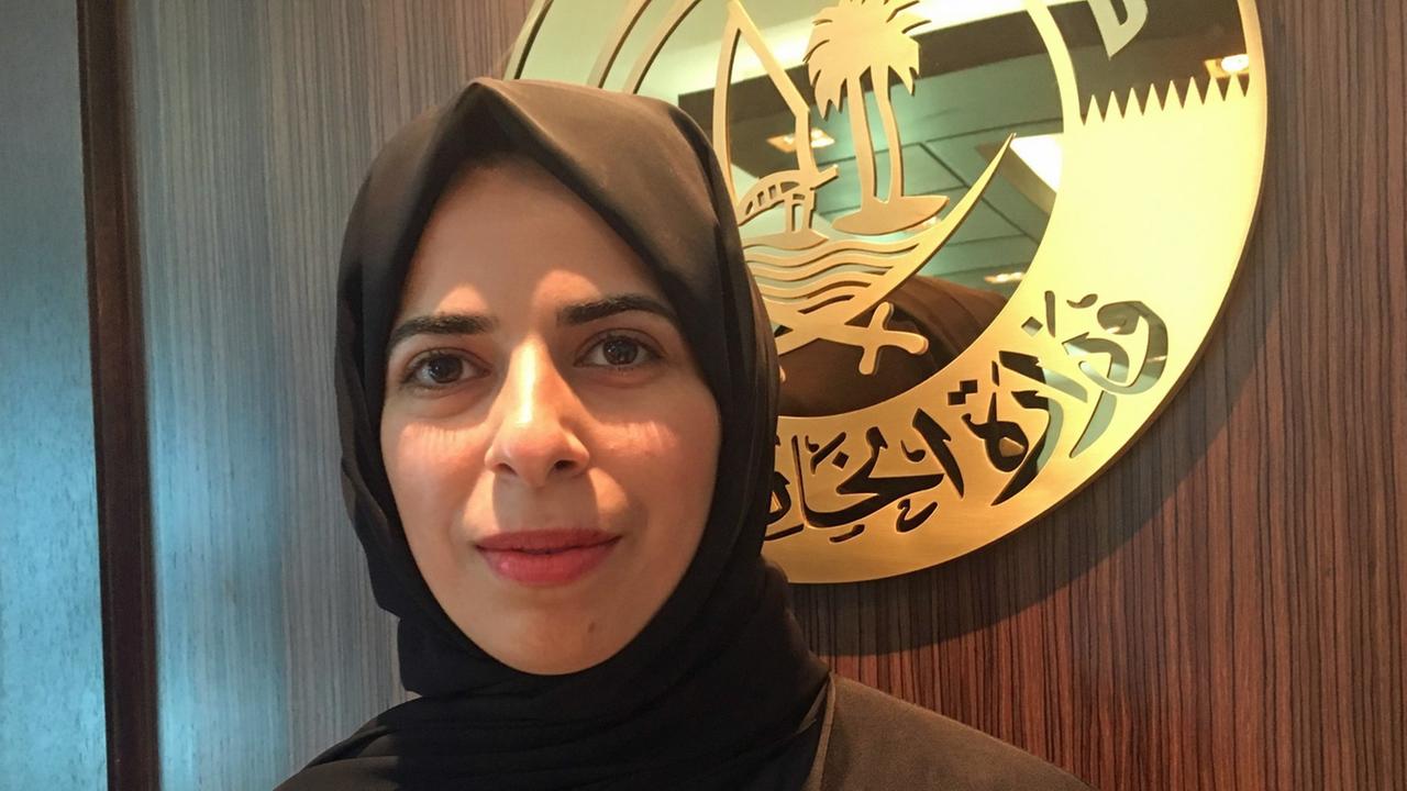 Sprecherin des Außenministerium des Golfstaats Katar:  Lulwah al Khater