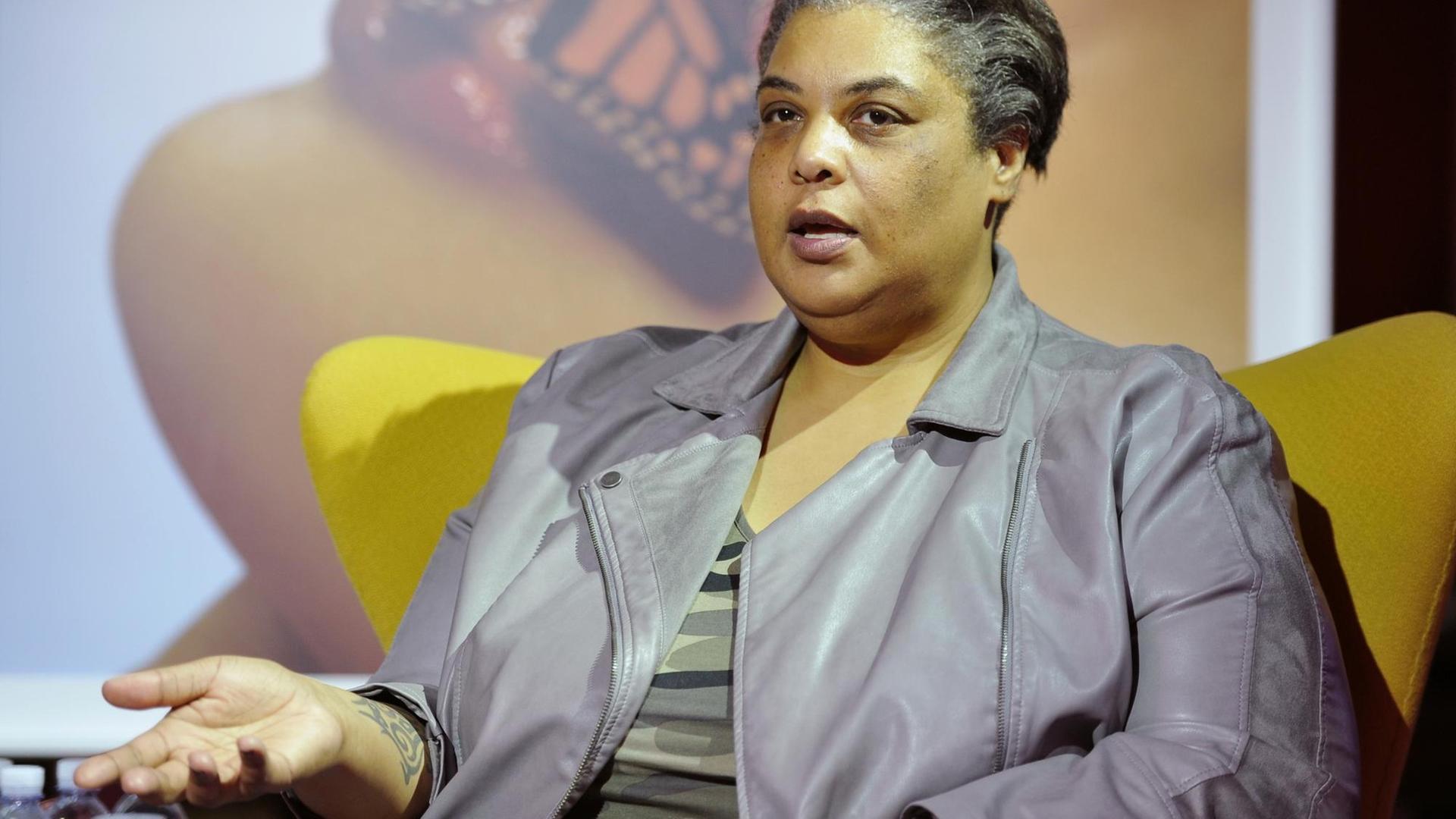 Roxane Gay beim Playboy Playhouse in Los Angeles, Kalifornien.