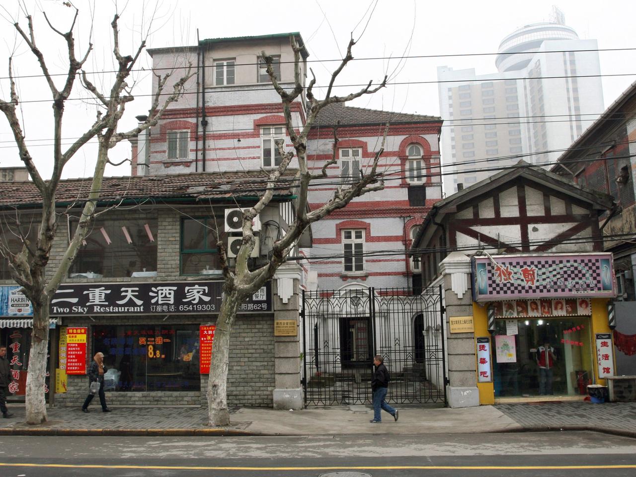 Ohel Moishe Synagoge (M) im Stadtteil Hongkou in Schanghai. In diesem Stadtteil lebten einst Juden aus Europa.