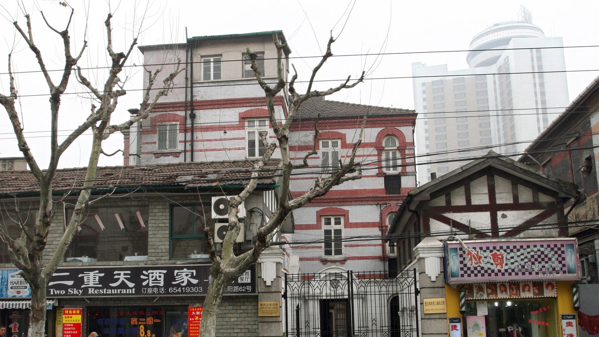 Ohel Moishe Synagoge (M) im Stadtteil Hongkou in Schanghai. In diesem Stadtteil lebten einst Juden aus Europa.