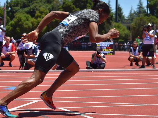 30. Juni 2019: Läuferin Caster Semenya startet bei einem Diamond League Athletics Prefontaine Classic an der Stanford University in Kalifornien.