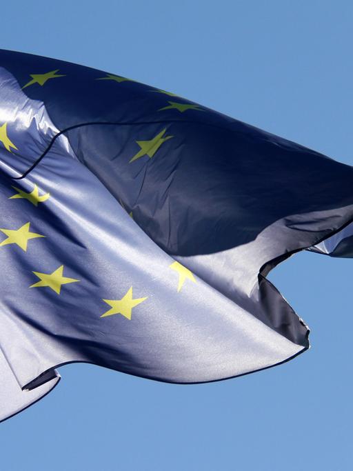 Eine europäische Fahne