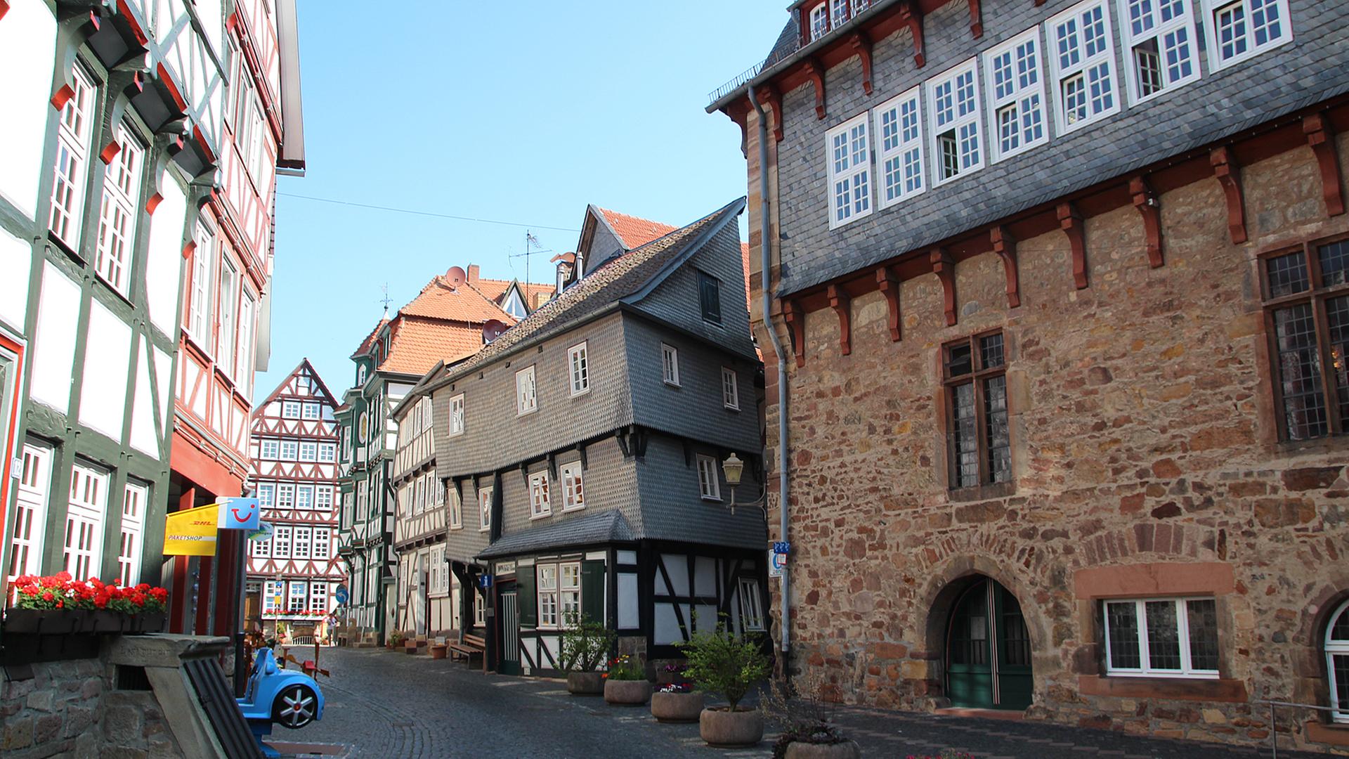 Nüscht los? Das sieht nur so aus: die Altstadt von Fritzlar.