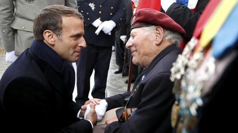 Frankreich hat heute an das Ende des Zweiten Weltkriegs vor 74 Jahren erinnert.