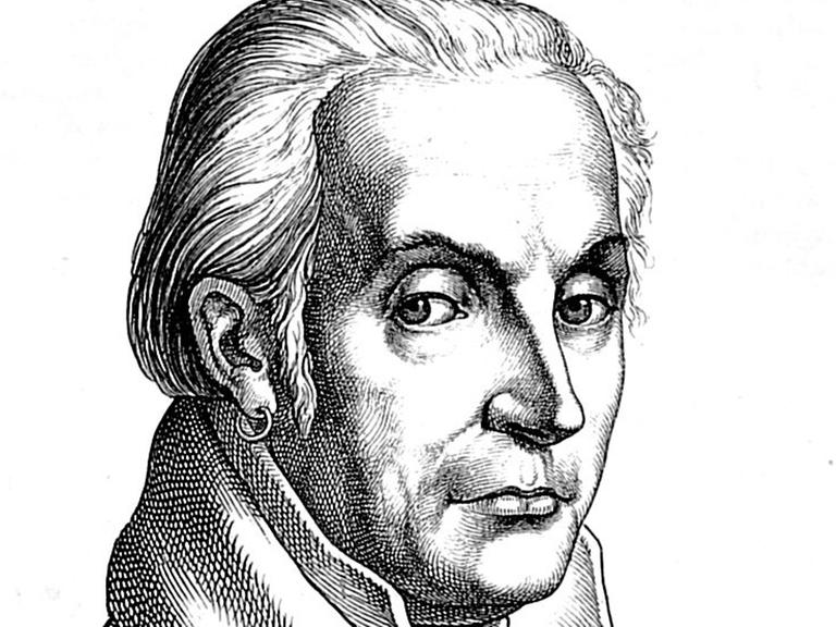 Zeitgenössische Darstellung des deutschen Schriftstellers und Dramatikers August Wilhelm Iffland (1777-1814).