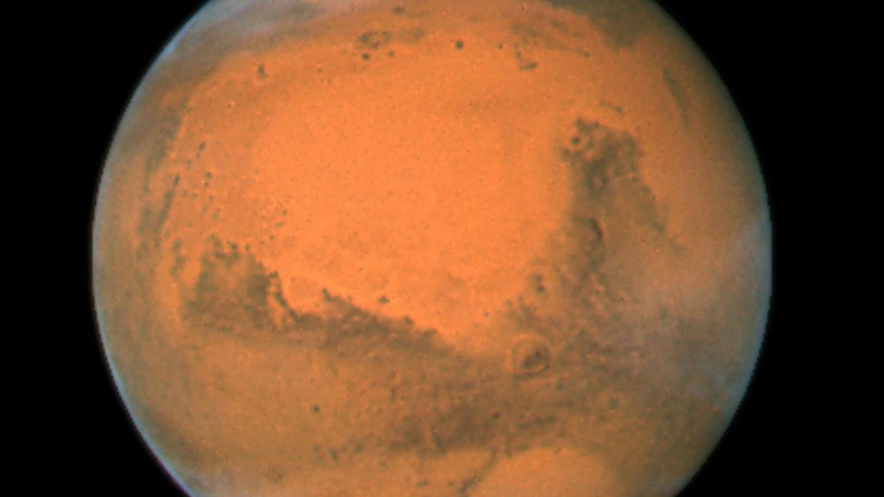 Der Star des Monats tief am Südhimmel: unser Nachbarplanet Mars 