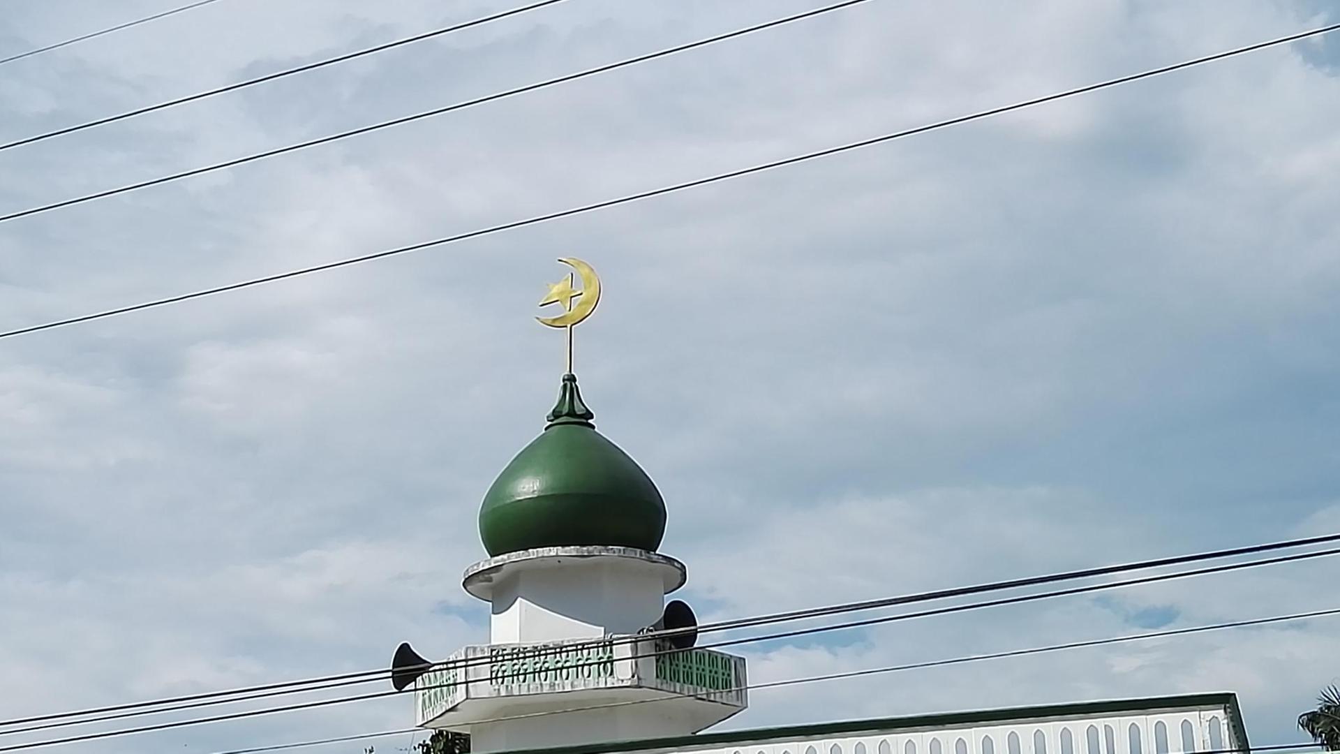Eine Moschee auf Koh Lanta in Thailand.