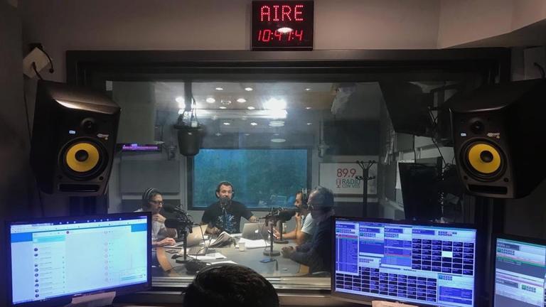 Meistgehörte Radio-Sendung in Buenos Aires - In der 'Lobby' mit Journalist Alejandro Bercovich.