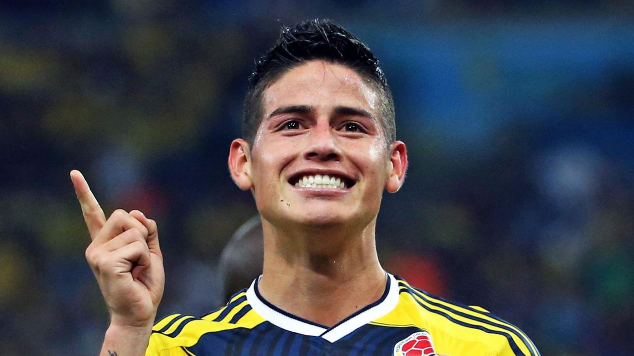 Kolumbiens Stürmer-Star James Rodriguez.. Kolumbiens Stürmer-Star James Rodriguez..