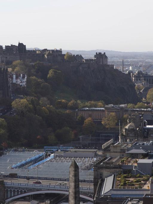 lick auf die Altstadt von Edinburgh. aufgenommen 2012