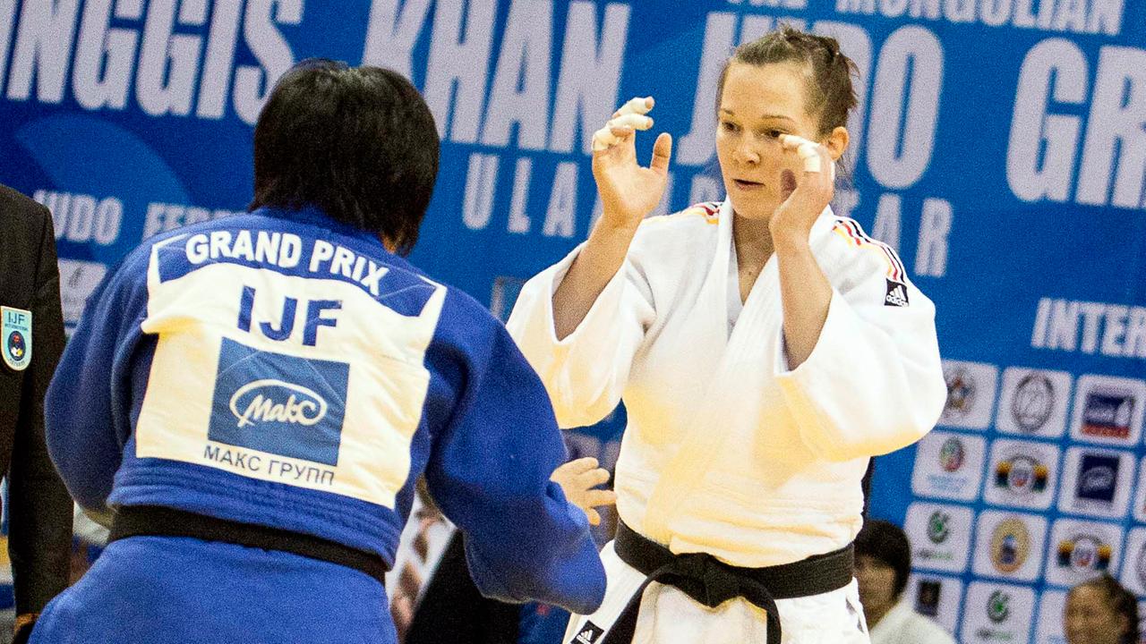 Die Judokämpferin Iljana Marzok