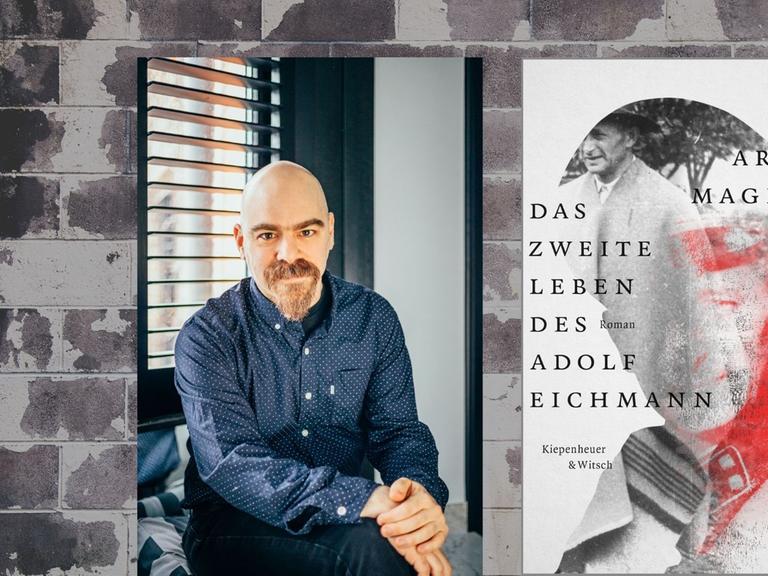 Der Autor Ariel Magnus und das Cover zu seinem Buch "Das zweite Leben des Adolf Eichmann"