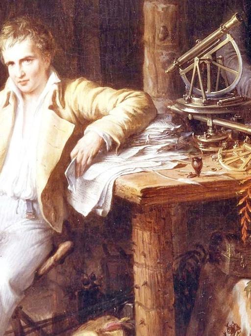 Naturforscher Alexander von Humboldt (l) und der Botaniker Aimé Bonpland