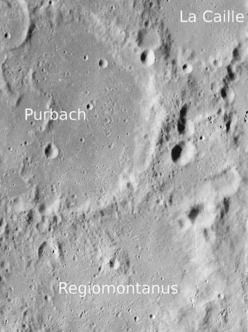 Der Mondkrater Purbach