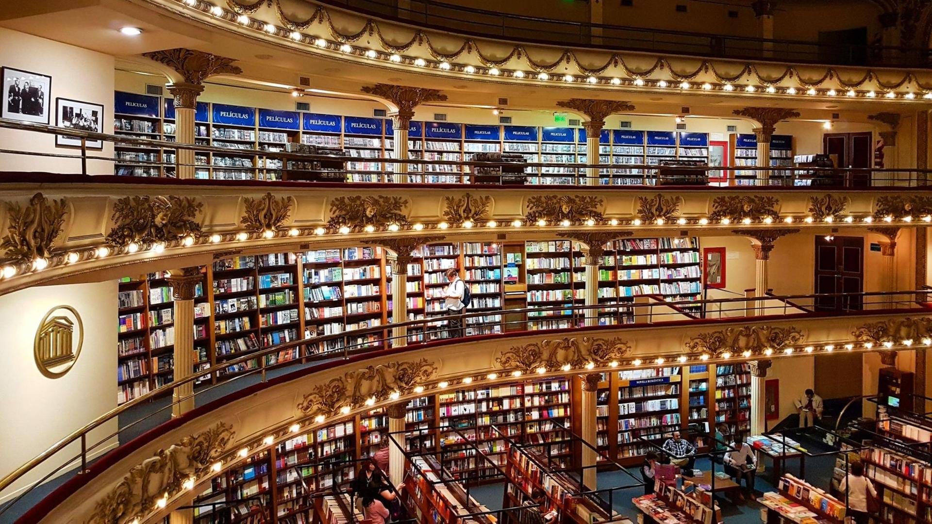 El Ateneo - eine der bekanntesten Buchhandlungen in der argentinischen Hauptstadt Buenos Aires.