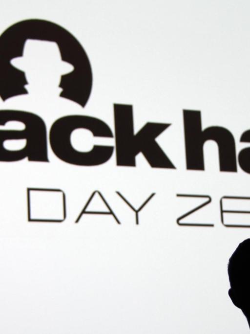 Teilnehmer vor der Bühne der Black Hat- Sicherheitskonferenz in Las Vegas, der weltgrössten Hacker-Konferenz. 3. August 2016.