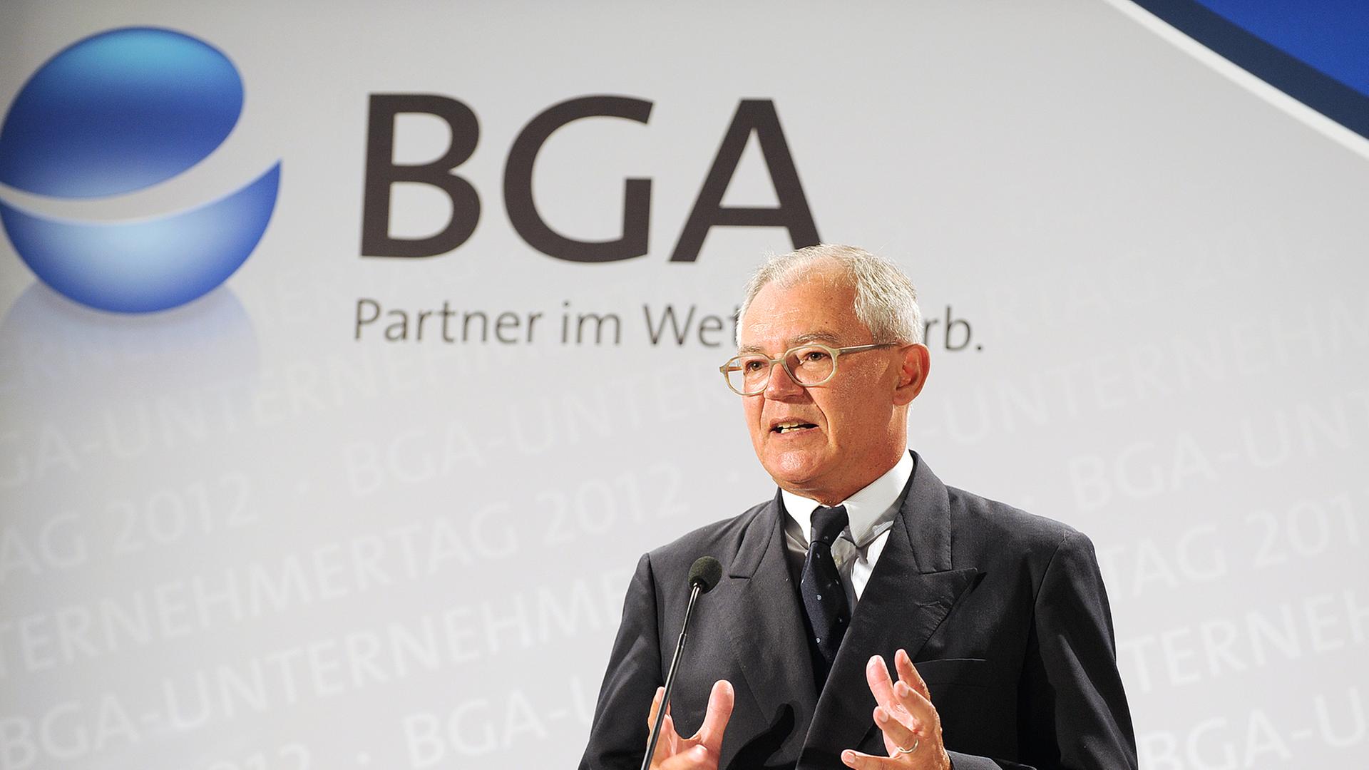 Anton F. Börner, Präsident des Bundesverbands Außenhandel, Großhandel und Dienstleistungen (BGA)