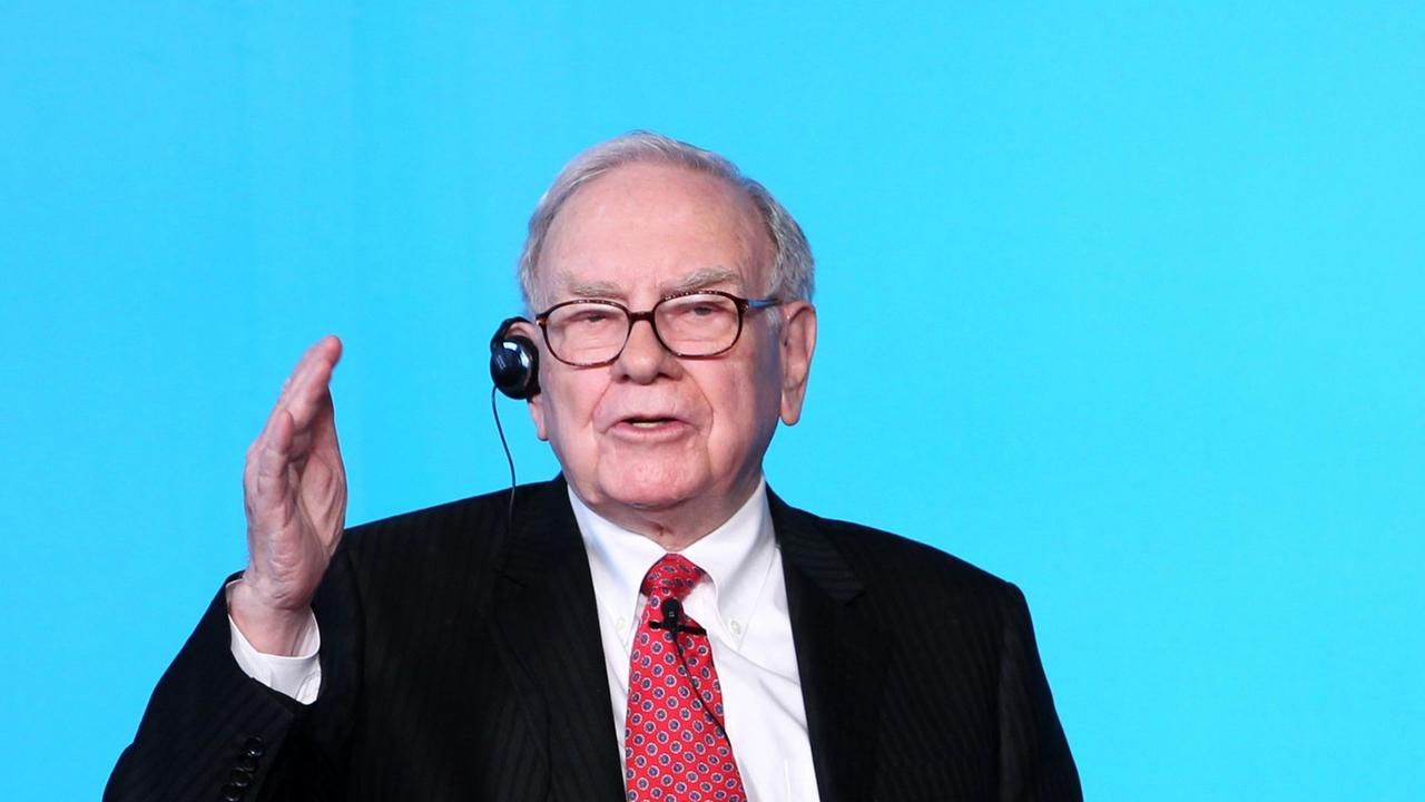 US-Milliardär und Investorenlegende Warren Buffett bei einer Konferenz in Peking im Jahr 2010