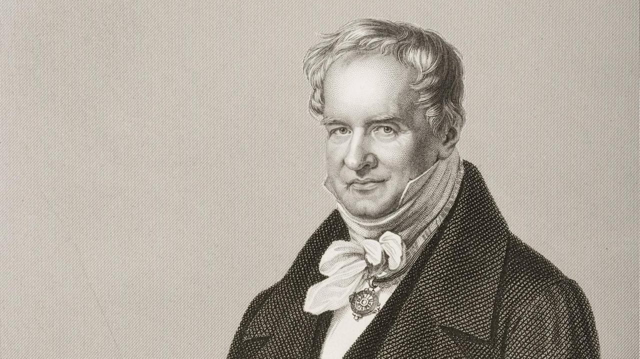 Ein Porträt des Universalgelehrten Alexander Freiherr von Humboldt