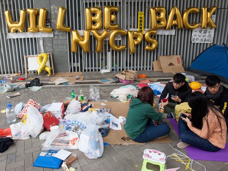 Hongkongs Demonstranten kündigen an: "Wir kommen zurück!"