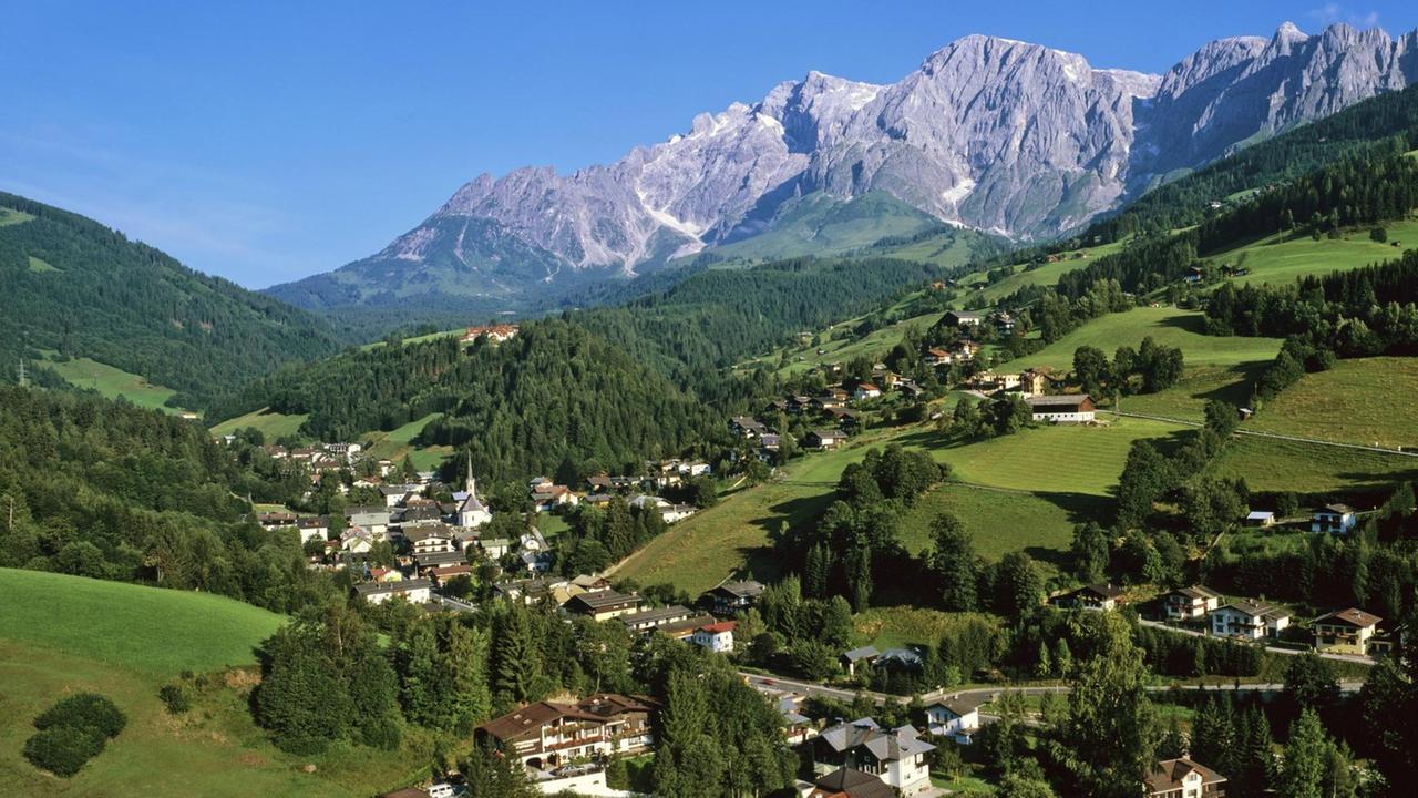 Der Ort Mühlbach am Hochkönig im Salzburger Land