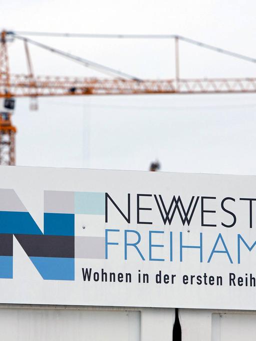 Informationsbüro der DEMOS-Wohnbau GmbH für das Gewerbegebiet und die Neubausiedlung Newwest Freiham in München-Freiham.