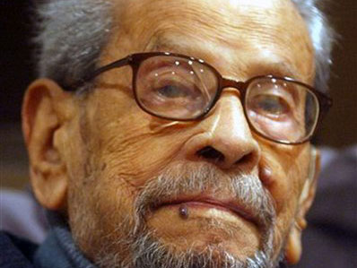 Nagib Machfus, ägyptischer Schrifsteller und Nobelpreisträger für Literatur (1911-2006)