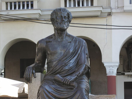 Aristoteles-Statue in Thessaloniki Aristoteles-Statue in Thessaloniki
