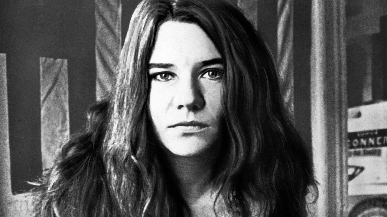 Die amerikanische Sängerin Janis Joplin, USA Mitte 1960er Jahre