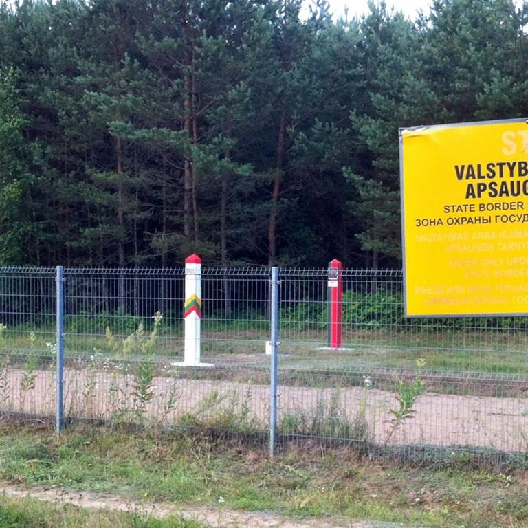 Wie dieser Grenzzaun zwischen Litauen und Weißrussland soll auch die Grenze zur russischen Exklave Kaliningrad geschützt werden.