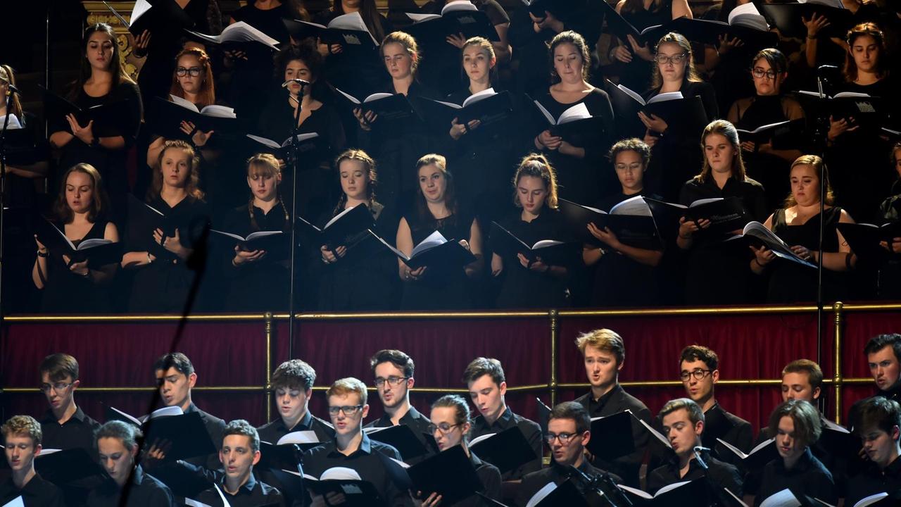 Chorsingen in der Royal Albert Hall in London