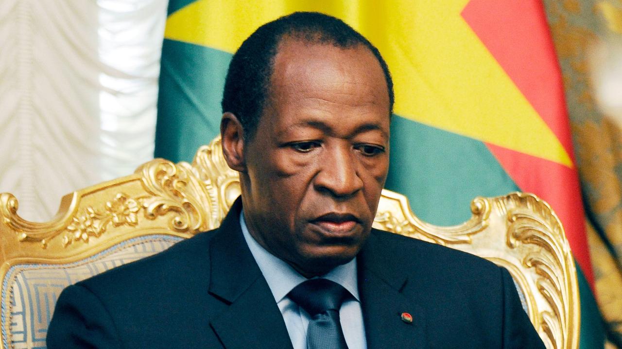 Burkina Fasos Präsident Blaise Compaore