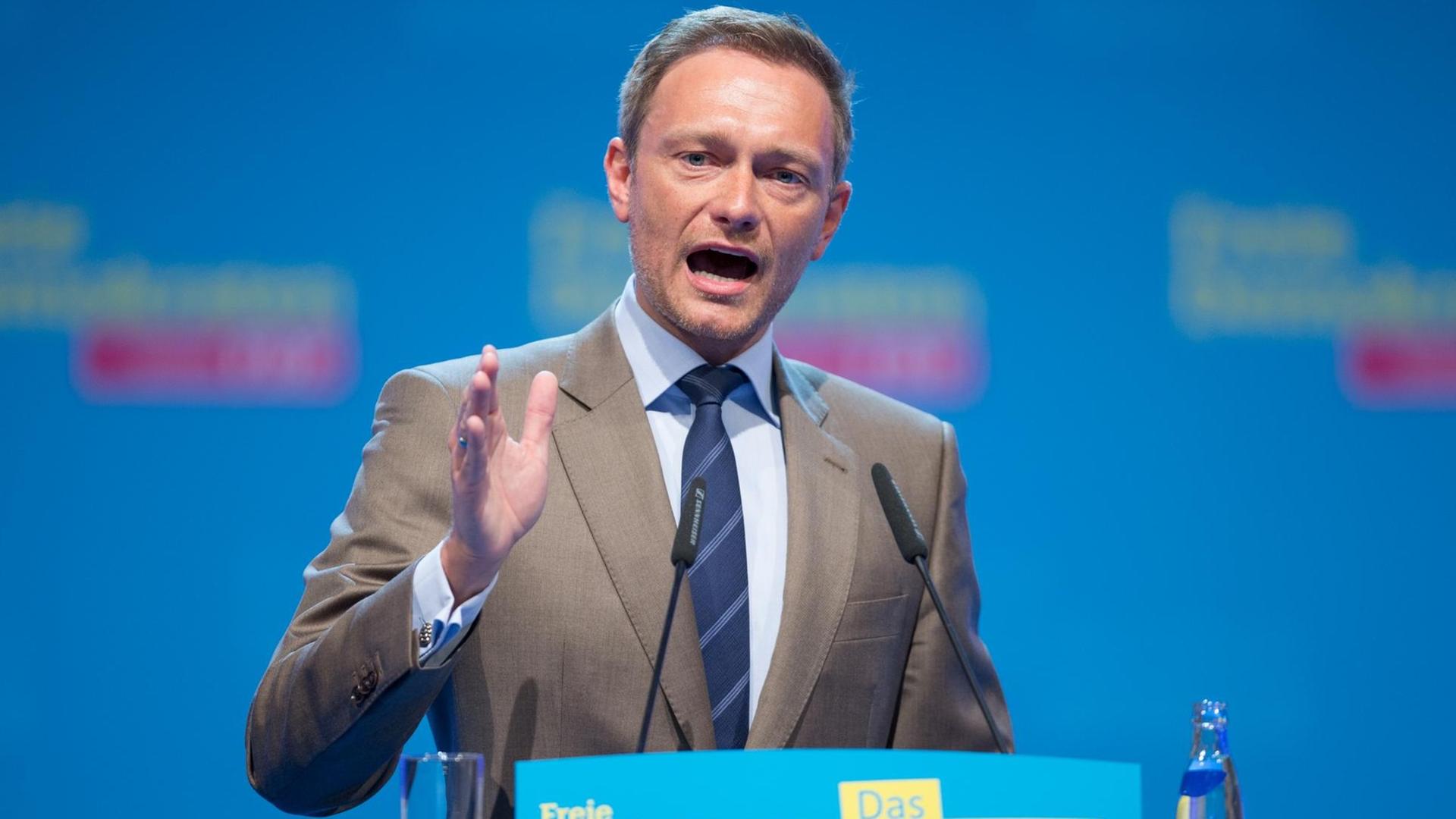 Der FDP-Vorsitzende Christian Lindner.