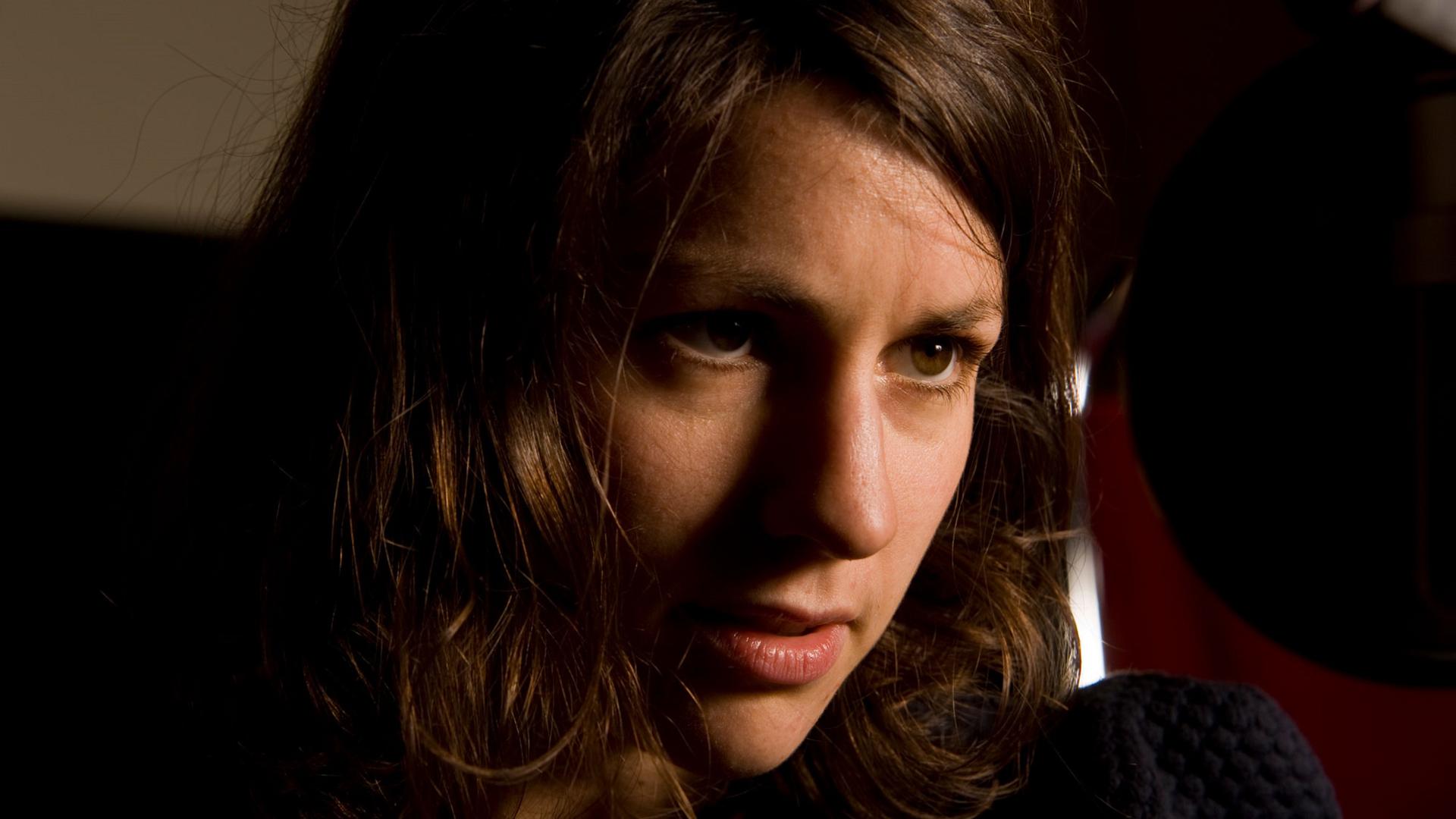 Eva Meckbach bei den Aufnahmen für "Flashback".
