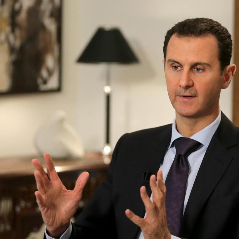 Baschar al-Assad am 11. Februar in einem Interview