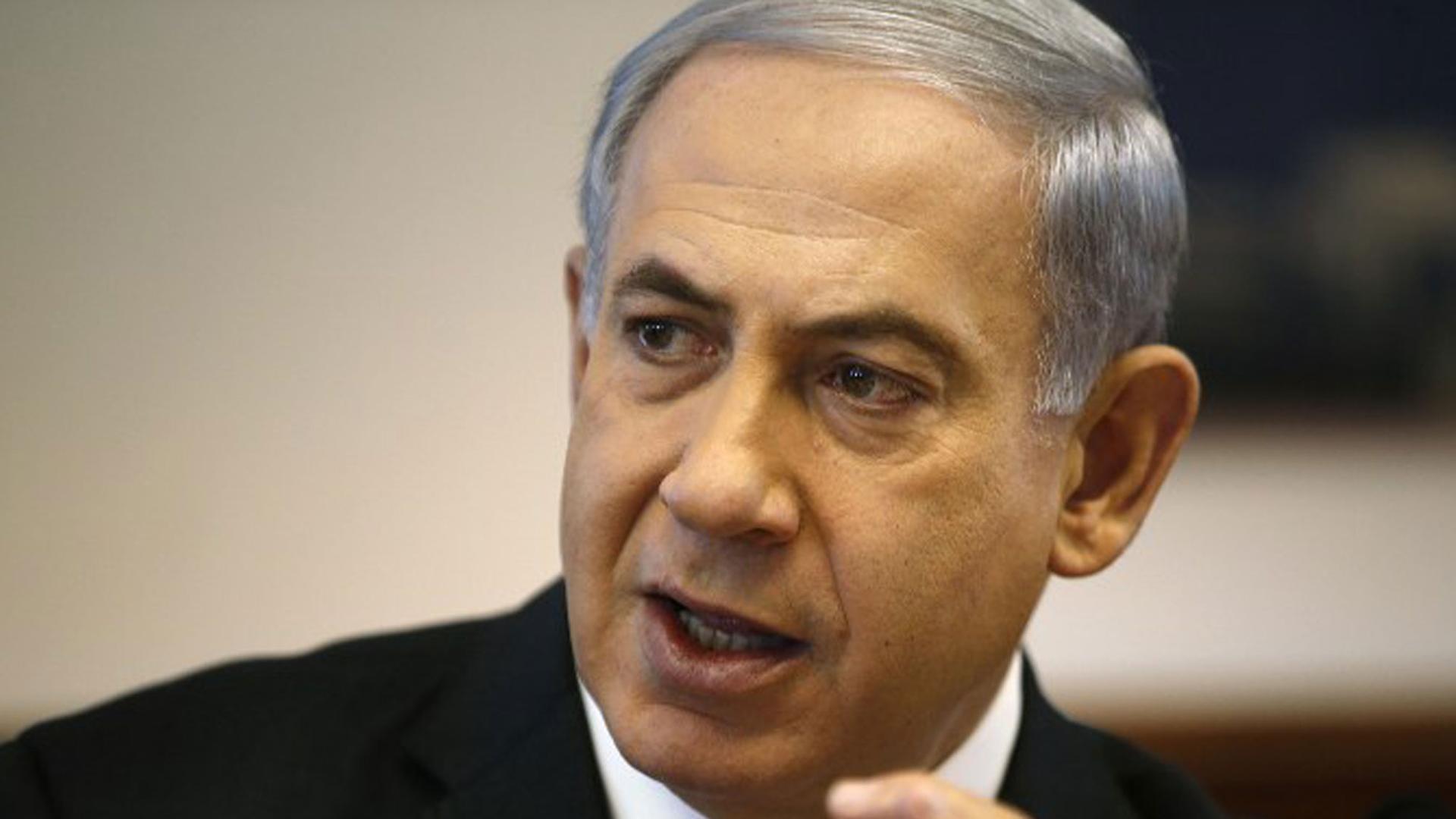 Israels Premierminister Benjamin Netanjahu bei einer Kabinettssitzung in Jerusalem