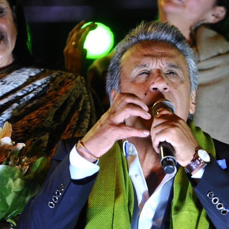 Sozialist Lenín Moreno hat die Präsidentenwahl in Ecuador gewonnen.