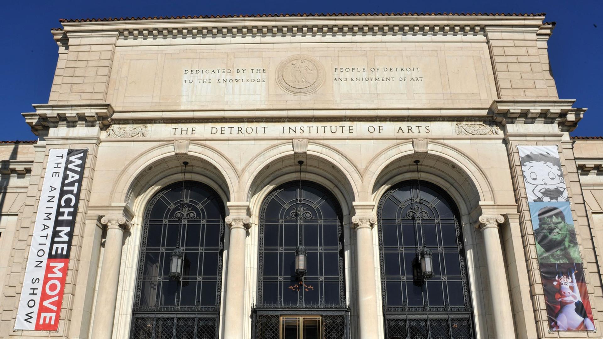 Das "Detroit Institute of Arts" in der amerikanischen Großstadt Detroit