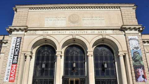 Das "Detroit Institute of Arts" in der amerikanischen Großstadt Detroit