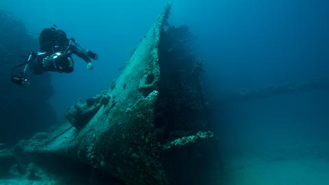 Der Unterwasserarchäologe Florian Huber erforscht die Meerestiefen nach Überbleibseln der menschlichen Frühgeschichte