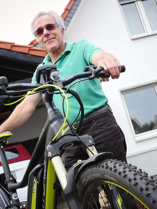 Christof Degenhardt und sein E-Bike