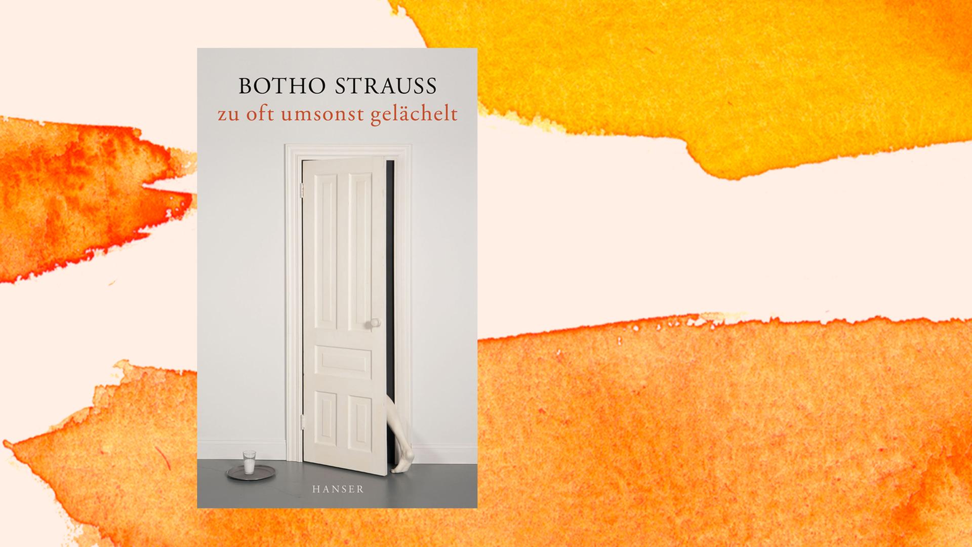 Das Buchcover zeigt eine in hellen Farben gehaltene Wand mit einer farblich ähnlich gestalteten Tür, die einen Spalt weit offen steht.