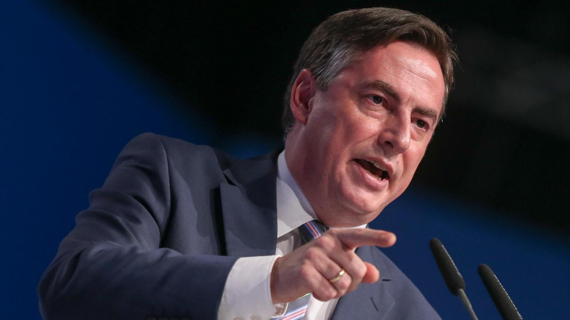 David McAllister (CDU) spricht am 06.12.2016 beim 29. Bundesparteitag der CDU in Essen (Nordrhein-Westfalen).