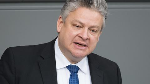 Der AfD-Abgeordnete Thomas Seitz spricht 2019 im Bundestag.