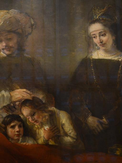 Das Bild "Jakobs Segen" von Rembrandt.