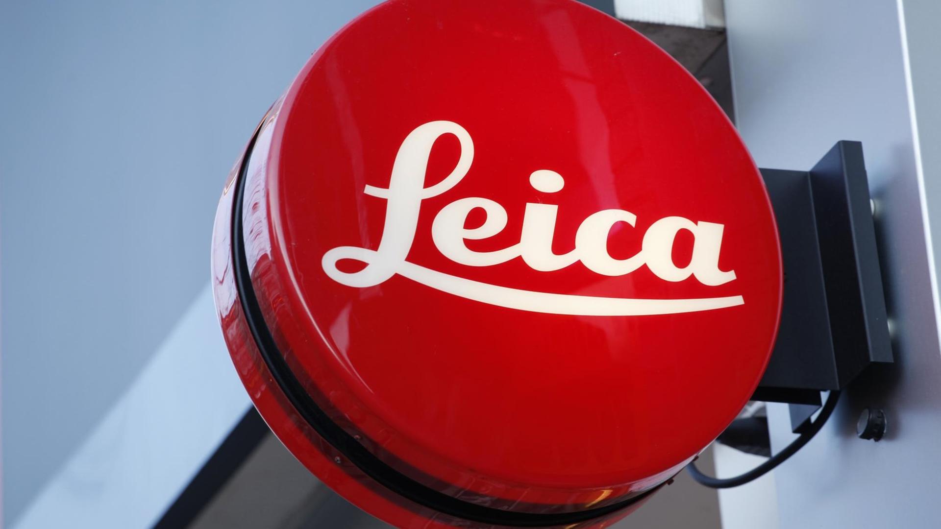 Logo des Kameraherstellers Leica