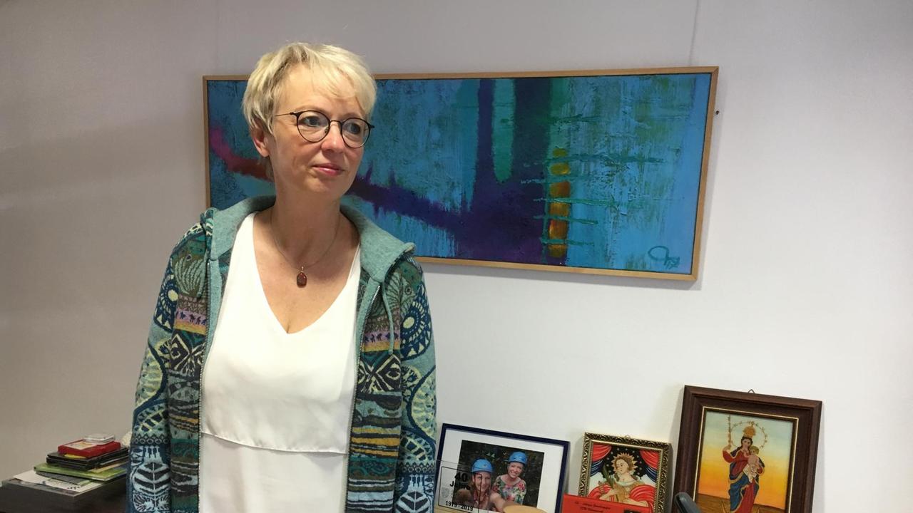 Gudrun Donaubauer, Bürgermeisterin von Hauzenberg, erhielt Drohbriefe - wohl weil sie sich für einen Windpark einsetzt