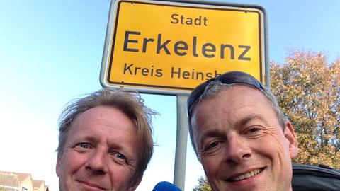 Angekommen: nach 24km endlich in Erkelenz
