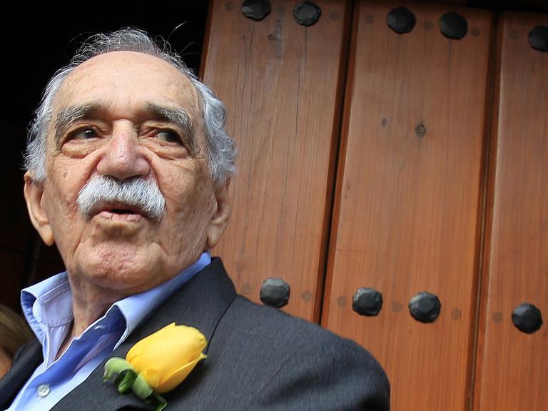 Porträtaufnahme des 87jährigen Gabriel Garcia Marquez