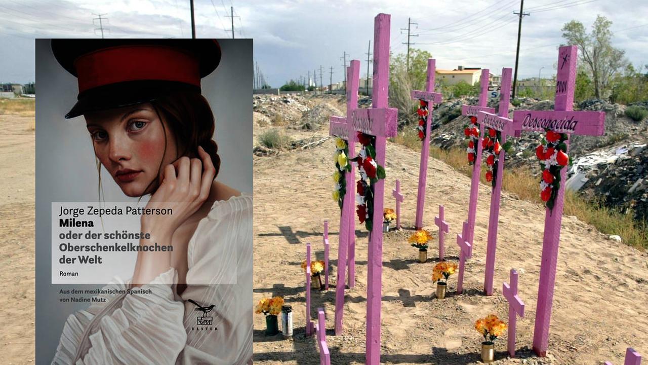 An ermorderte Frauen erinnern pinke Holzkreuze an den Gräbern. Der Tod scheint in Mexiko allgegenwärtig.